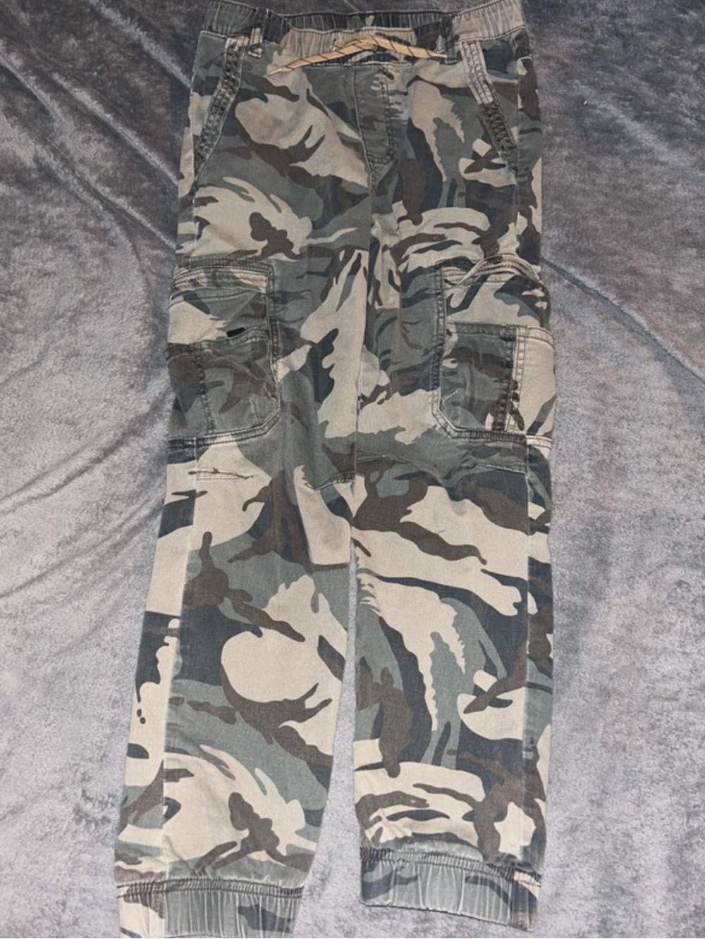 Wrangler Kids Camo Cargo Pants - Green Camouflage